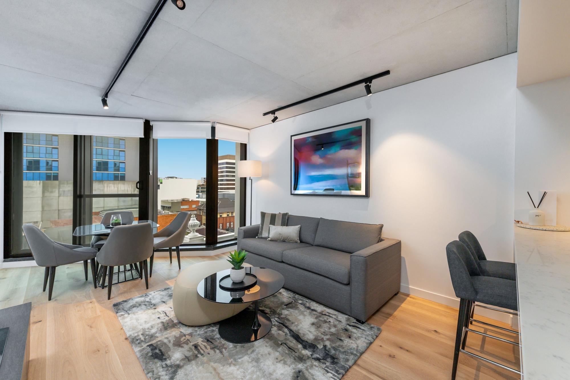 Fv By Peppers Aparthotel Brisbane Bagian luar foto The interior of a typical apartment