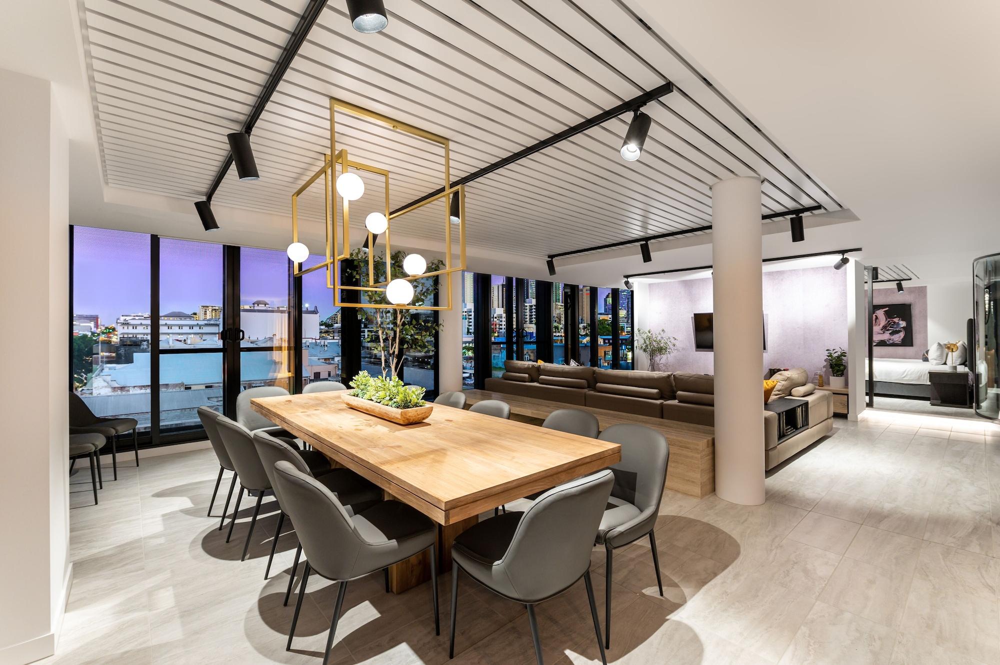 Fv By Peppers Aparthotel Brisbane Bagian luar foto The interior of a typical apartment
